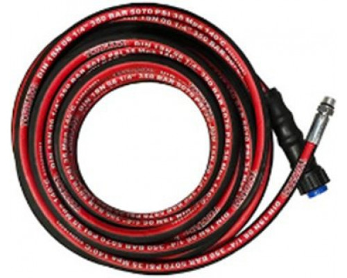 Шланг для чистки труб и промывки канализации M22-1/4 внеш, 1SN-06,10 м