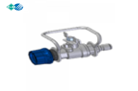 Кран шаровой, 140bar, 80°C