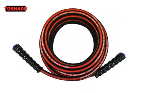 Шланг ВД  гайка-гайка, 2SN-06, 450 бар, 15 м, двухоплеточный