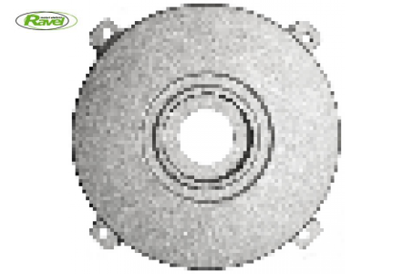 Фланец задний для двигателей  1874A,1833A, 11036A, 2478A (алюминий)
