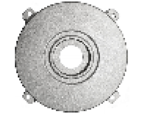Фланец задний для двигателей  1874A,1833A, 11036A, 2478A (алюминий)
