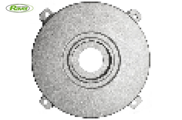 Фланец задний для двигателей  1874A,1833A, 11036A, 2478A (алюминий)