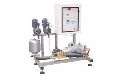 Установка 48 л/мин 150 бар с подачей моющих средств с пультом управления