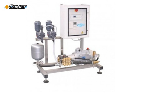 Установка 48 л/мин 150 бар с подачей моющих средств с пультом управления