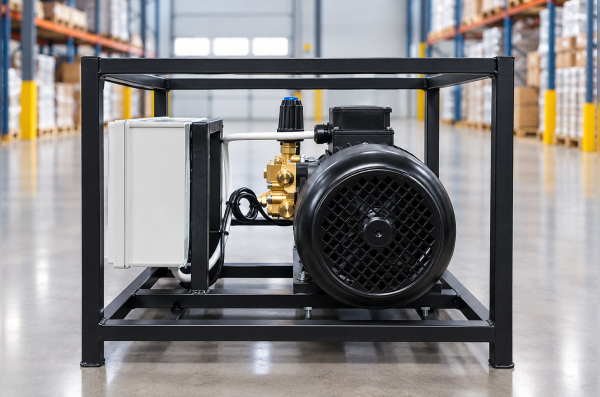 АВД Тритон A RR 15/200 БП VRT-3 O 4.0 kW с электрикой, теплозащитой и кнопкой на 24 В (на раме)