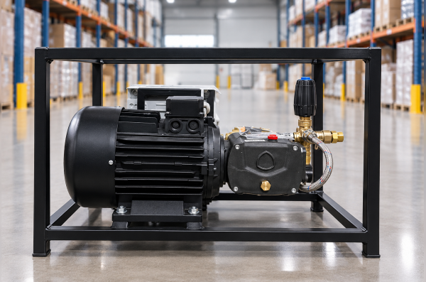 АВД Тритон A RR 15/200 БП VRT-3 O 4.0 kW с электрикой, теплозащитой и кнопкой на 24 В (на раме)
