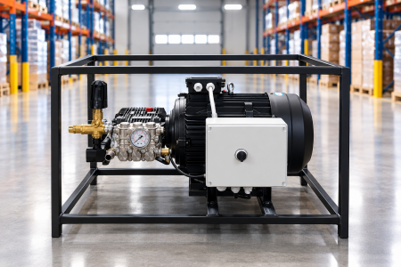 АВД Тритон AR RK 15/280 TS V3 T 7.5 Kw на раме Манометр электрика теплозащиты