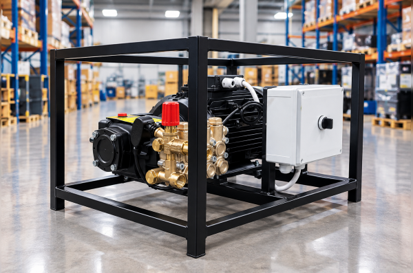 АВД Тритон М ТММ 15/200 TS 5.5 KW (Никель)  на раме с электрики теплозащиты