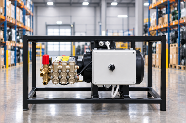 АВД Тритон М ТММ 15/200 TS 5.5 KW (Никель)  на раме с электрики теплозащиты