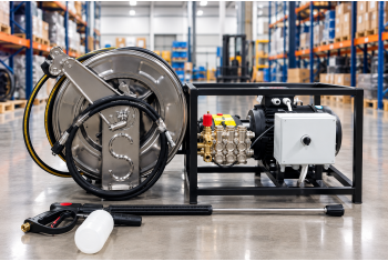 АВД Тритон М ТММ 15/200 TS 5.5 KW (Никель)  на раме с электрики теплозащиты