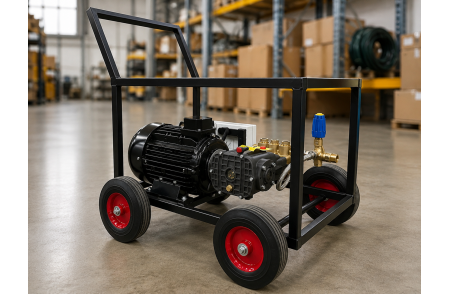 АВД Тритон Mazzoni 50/150 Nicolini 11 KW BY (на раме с колесами электрика с теплозащитой)