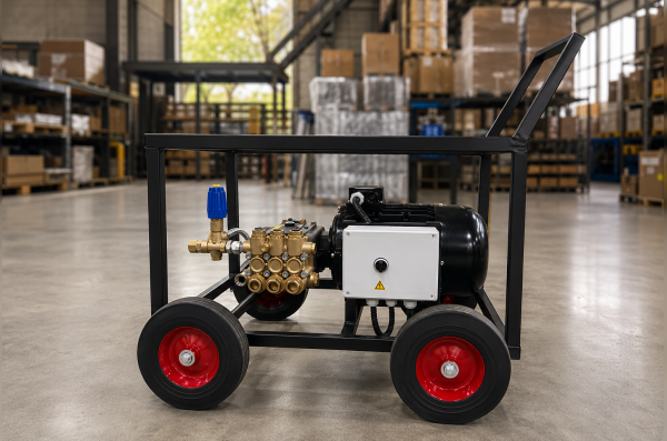 АВД Тритон Mazzoni 50/150 Nicolini 11 KW BY (на раме с колесами электрика с теплозащитой)