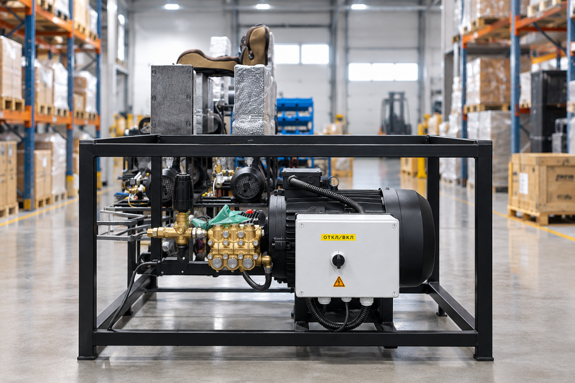 АВД Тритон T 23/250 TS VRT3 Ti 11 Kw на раме с электрикой и теплозащитой