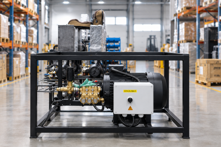 АВД Тритон T 23/250 TS VRT3 Ti 11 Kw на раме с электрикой и теплозащитой