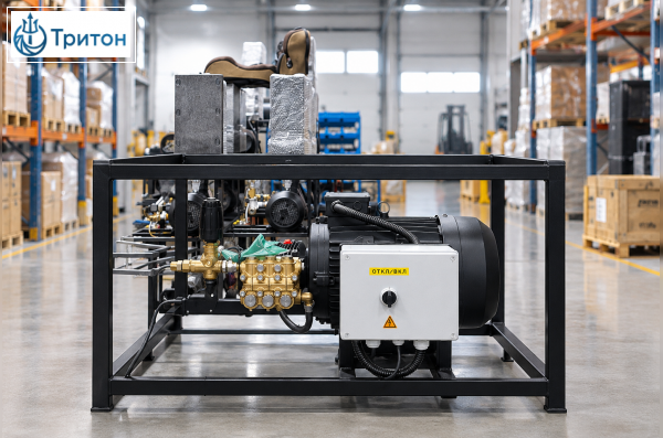 АВД Тритон T 23/250 TS VRT3 Ti 11 Kw на раме с электрикой и теплозащитой