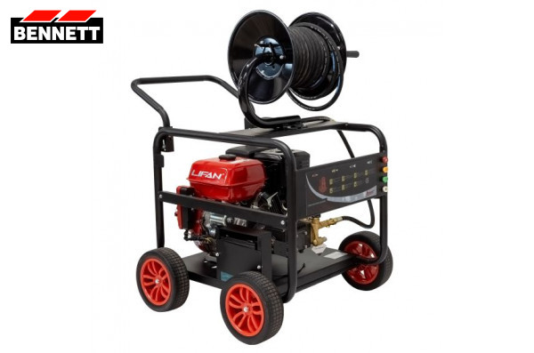 Бензиновый аппарат высокого давления Bennett KN-3600 GF (250 бар, 15 л/мин, 15 л.с.)