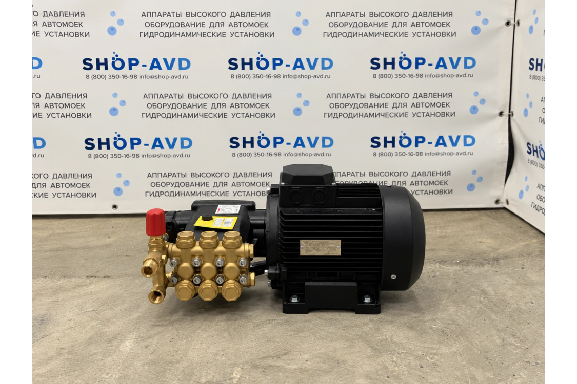 АВД Моноблок Hawk NMT 15/200 RUS 5.5 кВт (Total Stop, двигатель Уралэлектро)