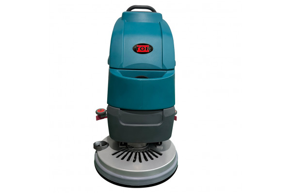 Аккумуляторная поломоечная машина TOR JH-530A (2100 м²/ч, 530 мм, баки 50/56 л, GEL 2×12 В/100 А·ч)